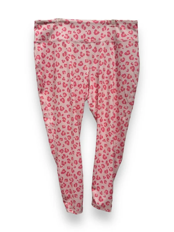 Athletic Leggings By Clothes Mentor In Pink, Size: 3x