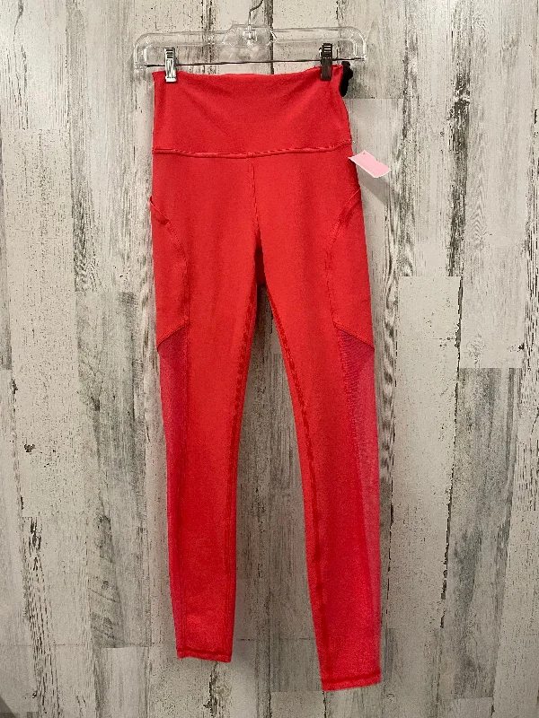 Athletic Leggings By Lululemon In Orange, Size: 6