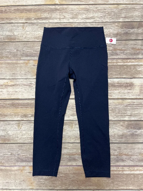 Navy Athletic Capris Lululemon, Size 10