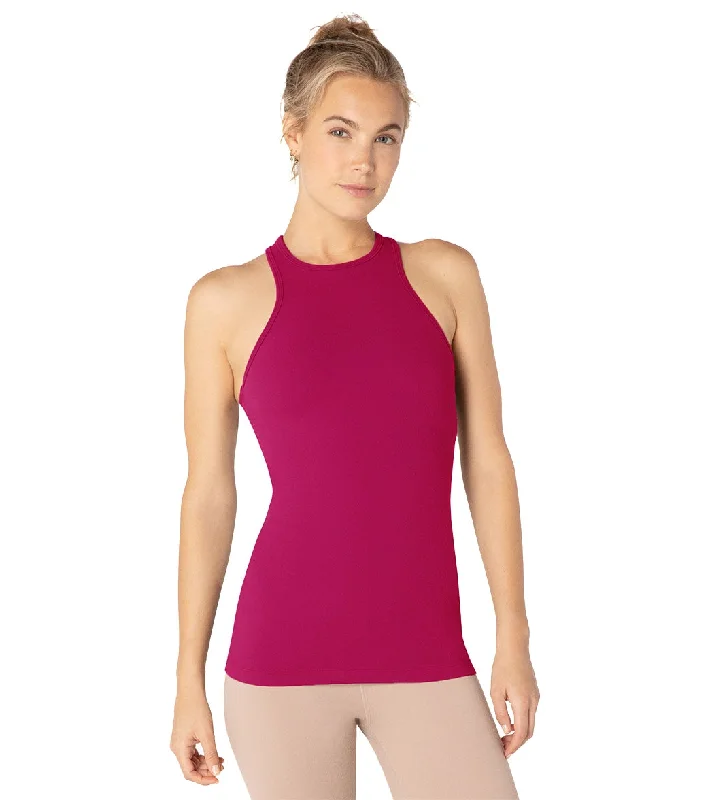 Beyond Yoga Supplex Under Lock and Keyhole Yoga Tank Top Plumberry