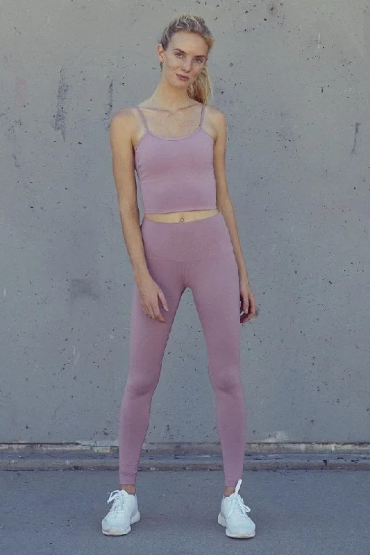 Harlee Crop - Mauve