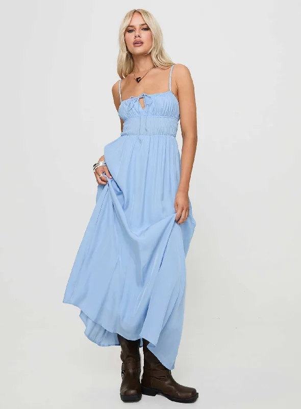 Jersie Maxi Dress Blue