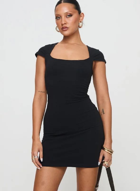 Ravenna Mini Dress Black