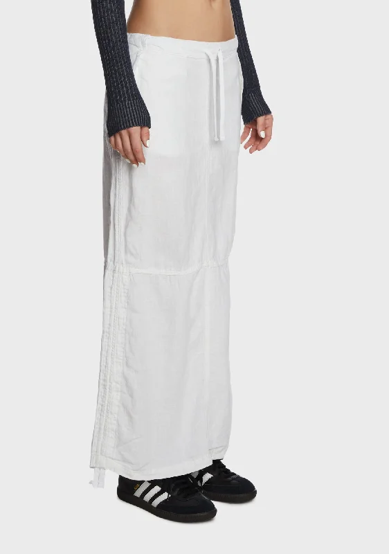 Baggy Linen Maxi Skirt