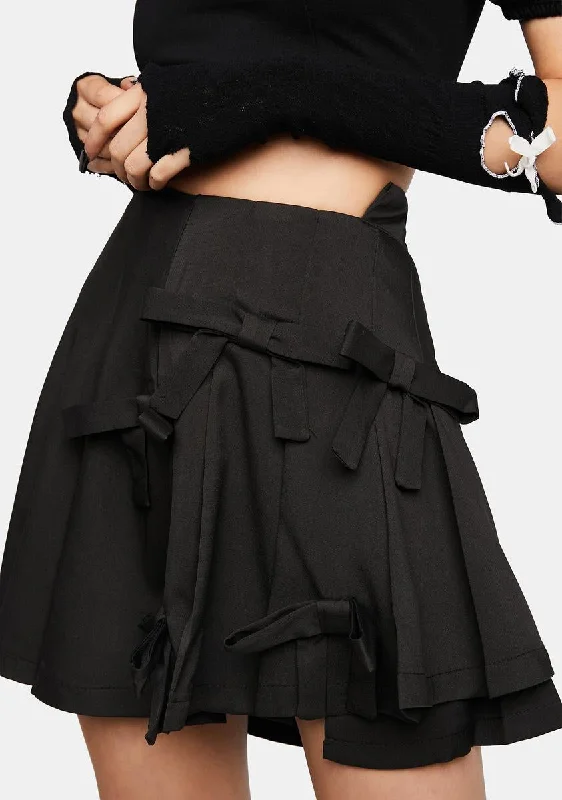 Devious Darling Pleated Mini Skirt