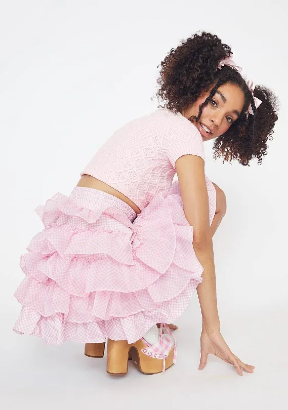 The Ice Cream Gingham Belle Skirt