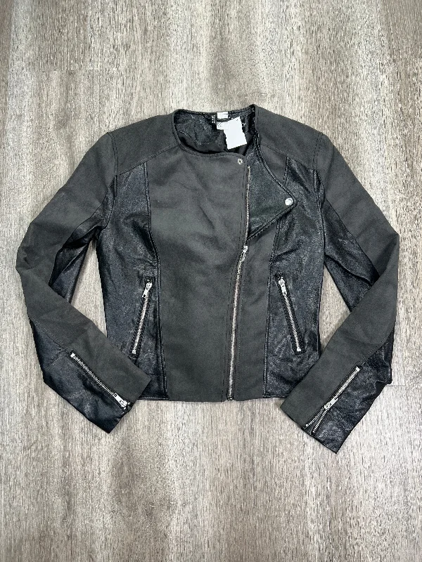 Black Jacket Leather Divided, Size M