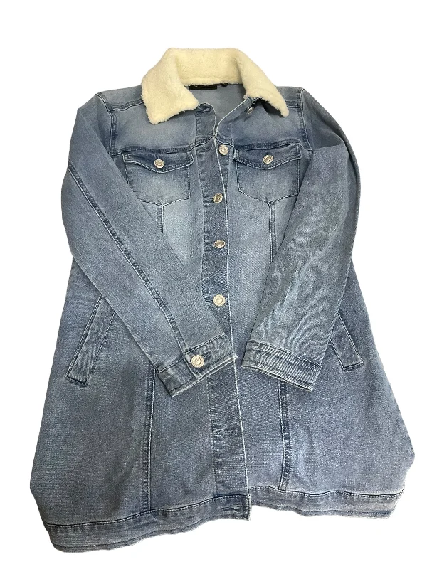 Blue Denim Jacket Denim Diane Gilman, Size Xs