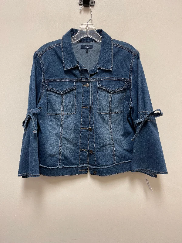 Blue Denim Jacket Denim Kaari Blue, Size L