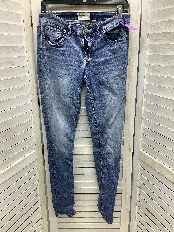 Blue Denim Jeans Skinny Bke, Size 6