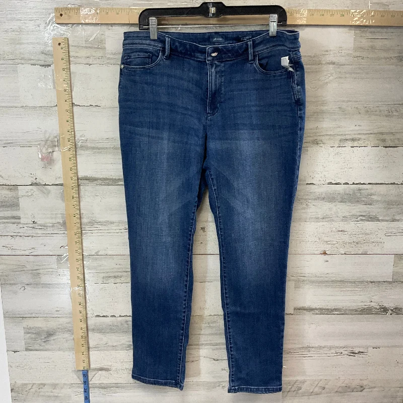 Blue Denim Jeans Straight J. Jill, Size 14