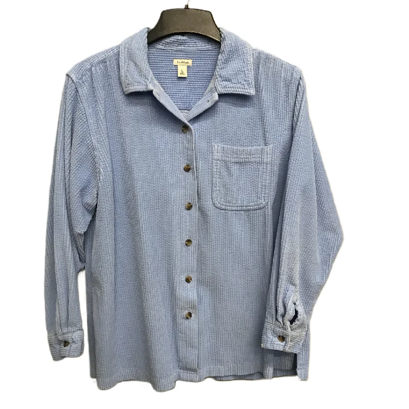 Blue Jacket Shirt By L.l. Bean, Size: L