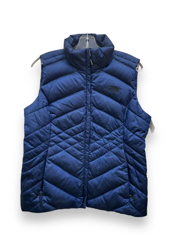 Blue Vest Puffer & Quilted The North Face, Size M