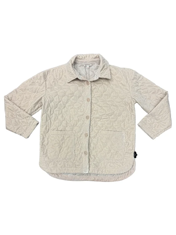 Cream Jacket Puffer & Quilted Knox Rose, Size L