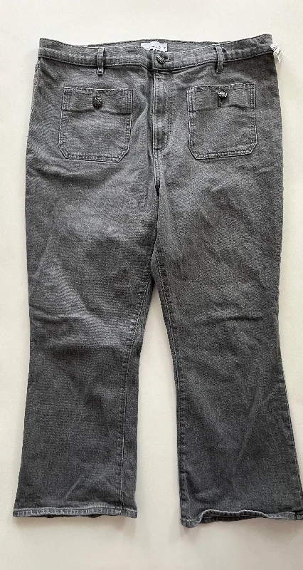 Grey Jeans Skinny Loft, Size 16