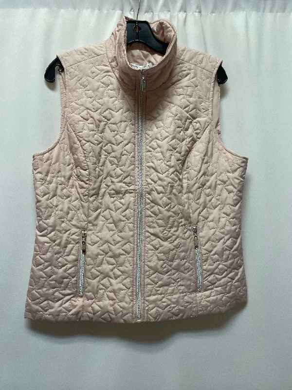 Pink Vest Puffer & Quilted Christopher And Banks, Size M