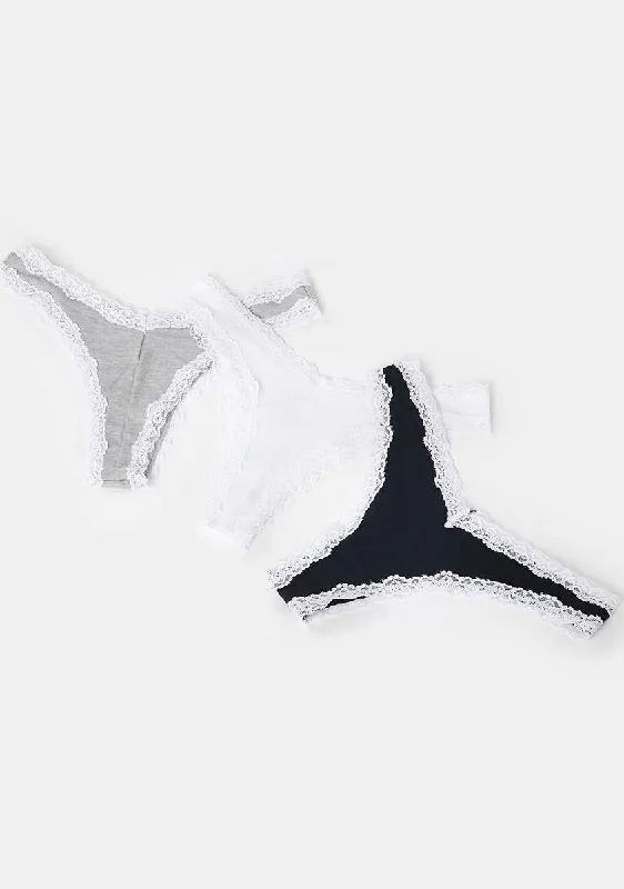 Back To Basics Thong 3-Pack