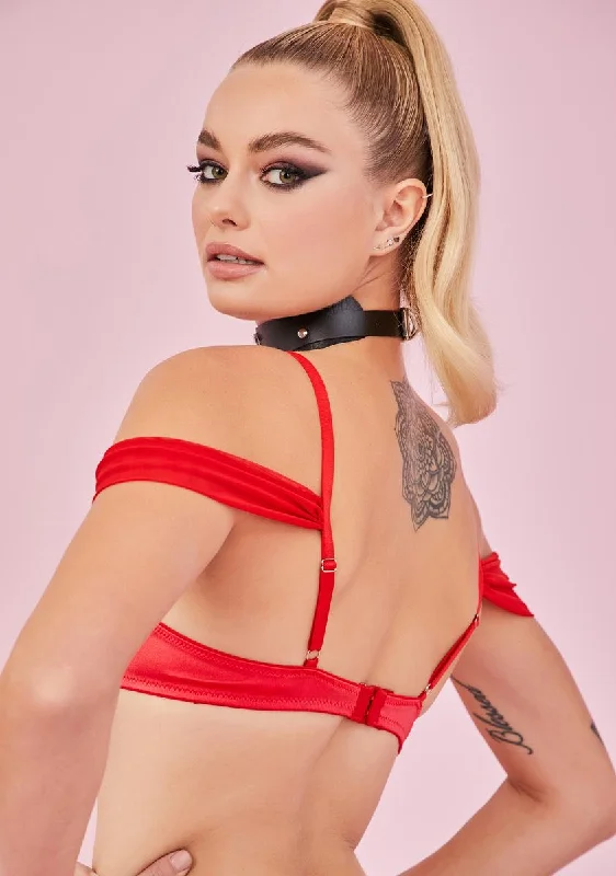 Flame Forbidden Fling Satin Bra