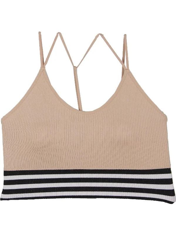 Womens Ribbed 2PC Sports Bra