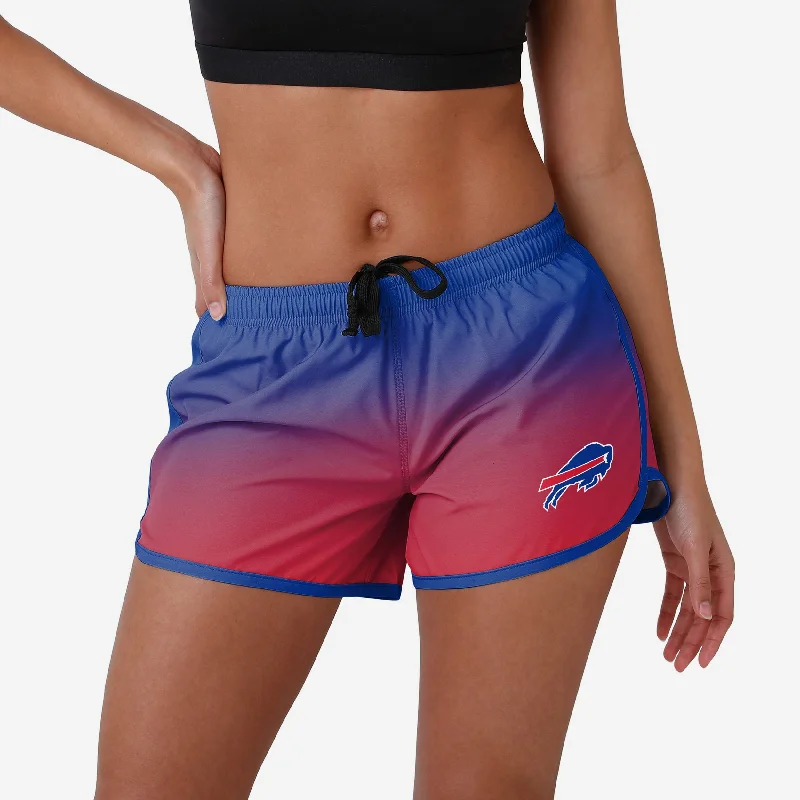 Buffalo Bills Womens Gradient Running Shorts