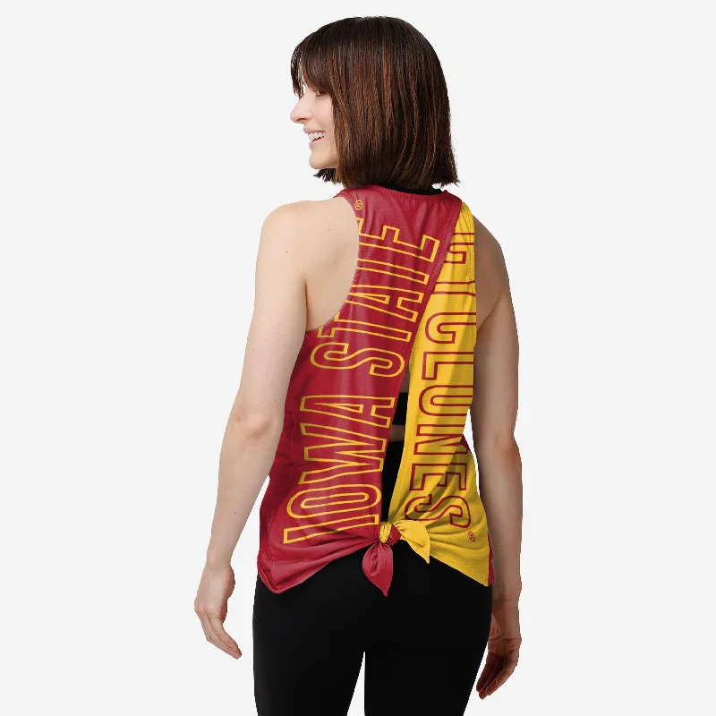 Iowa State Cyclones Womens Tie-Breaker Sleeveless Top