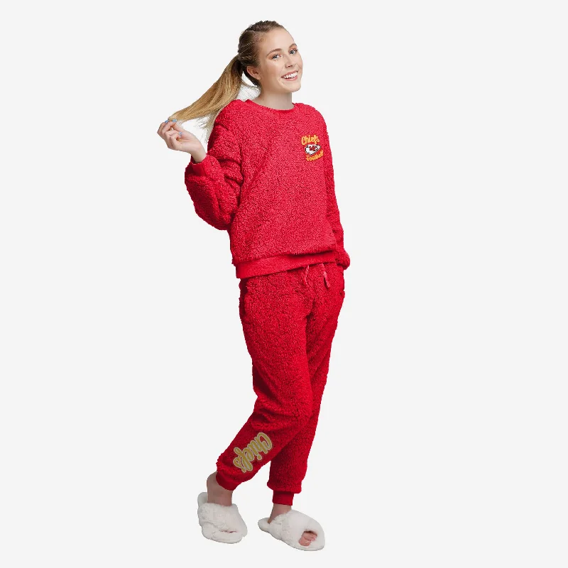 Kansas City Chiefs Womens Sherpa Lounge Set