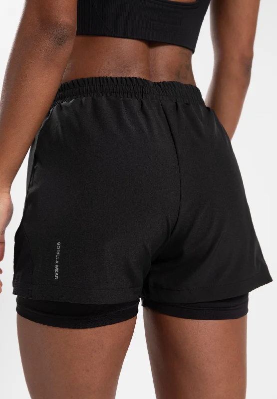 Katy 2-in-1 Shorts - Black