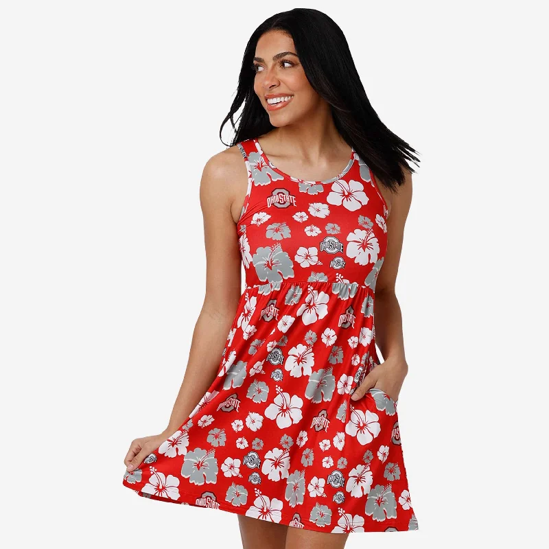 Ohio State Buckeyes Womens Fan Favorite Floral Sundress