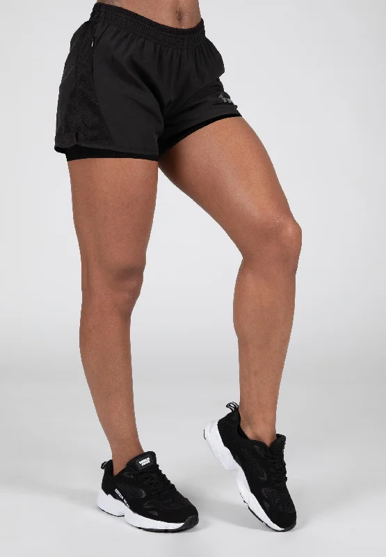 Portland 2-In-1 Shorts - Black