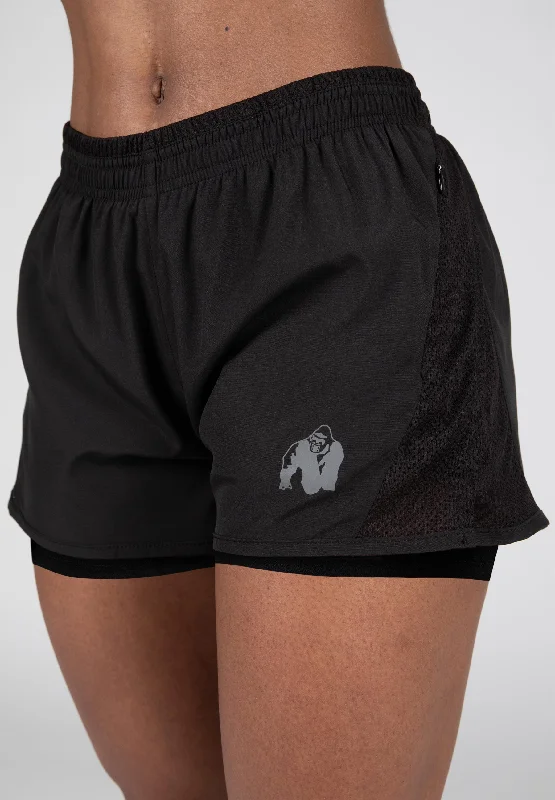 Portland 2-In-1 Shorts - Black