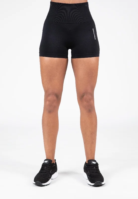 Quincy Seamless Shorts - Black