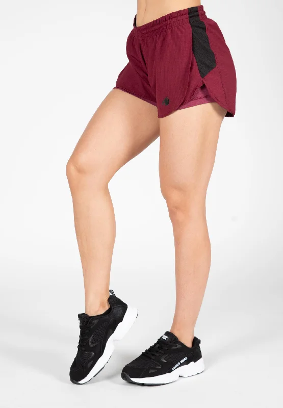 Salina 2-In-1 Shorts - Burgundy