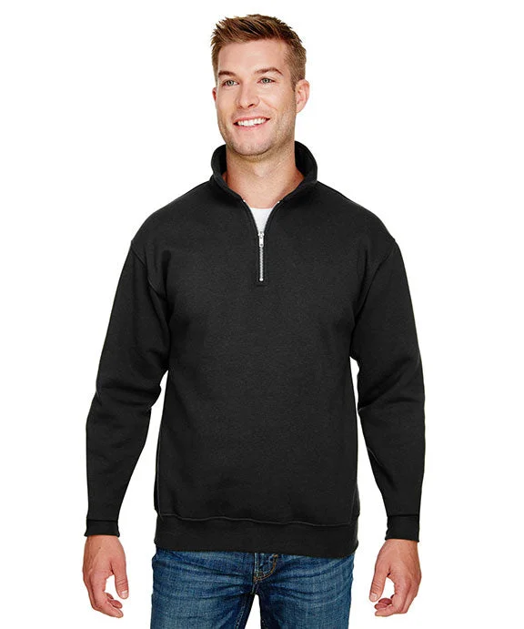 BA920 - Bayside Unisex 9.5 oz 80/20 Quarter-Zip Pullover Sweatshirt