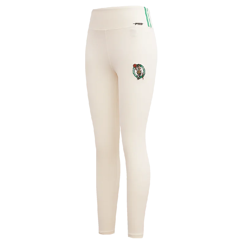 NBA BOSTON CELTICS RETRO CLASSIC WOMEN'S JERSEY LEGGING (EGGSHELL)