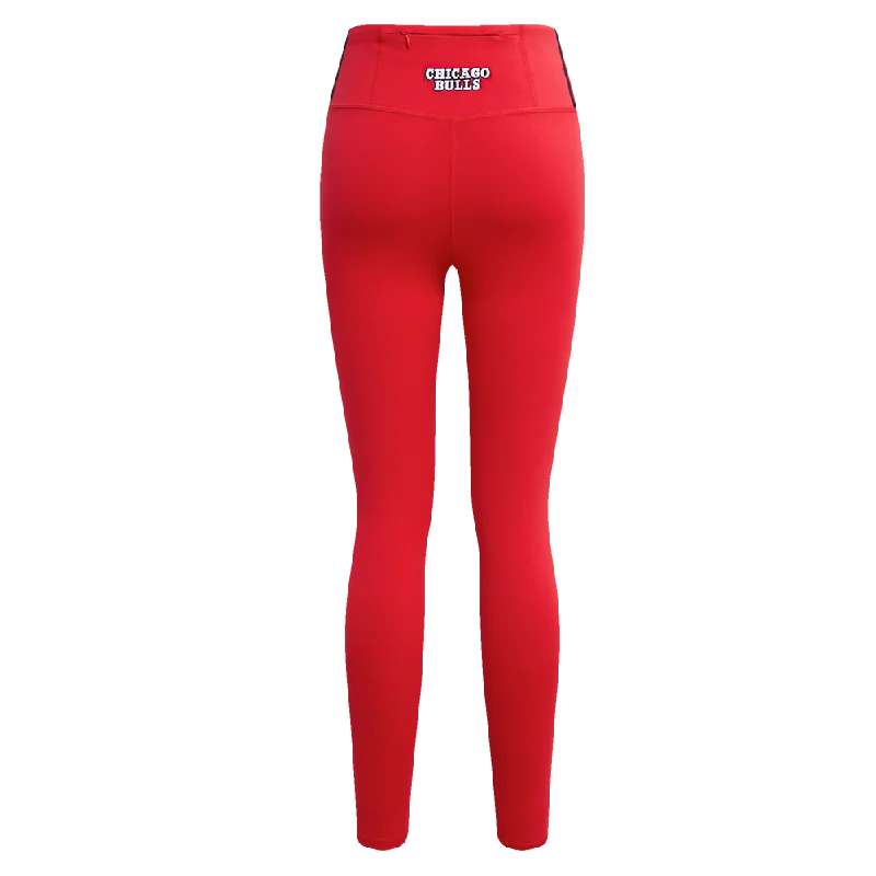 NBA CHICAGO BULLS SCRIPT TAIL WOMEN'S HW JERSEY LEGGING (RED)