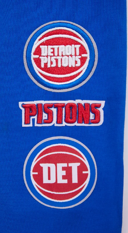 NBA DETROIT PISTONS RETRO CLASSIC WOMEN'S JERSEY LEGGING (ROYAL BLUE)