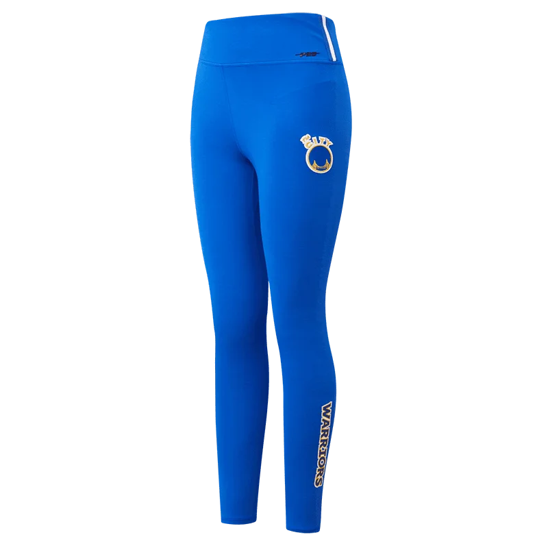 NBA GOLDEN STATE WARRIORS CLASSIC WOMEN'S JERSEY LEGGING (ROYAL BLUE)