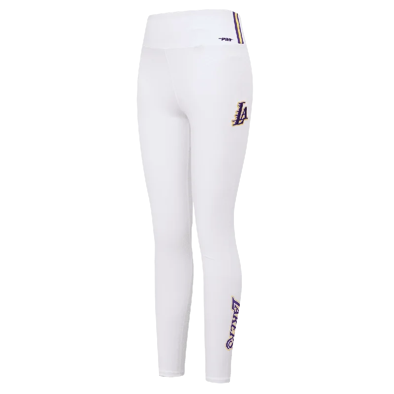 NBA LOS ANGELES LAKERS CLASSIC WOMEN'S JERSEY LEGGING (WHITE)