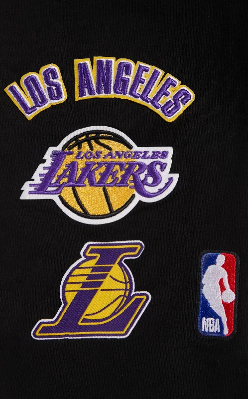 NBA LOS ANGELES LAKERS RETRO CLASSIC WOMEN'S JERSEY LEGGING (BLACK)