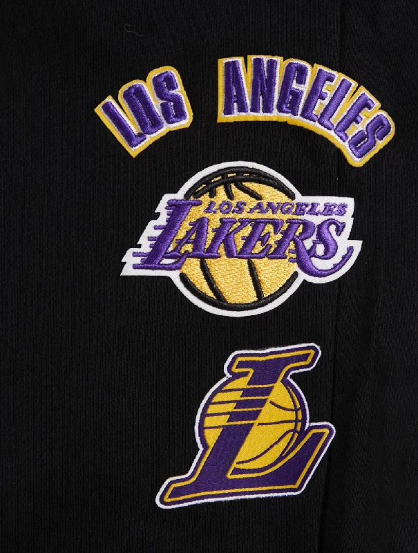 NBA LOS ANGELES LAKERS RETRO CLASSIC WOMEN'S SWEATPANT (BLACK/PURPLE/YELLOW)