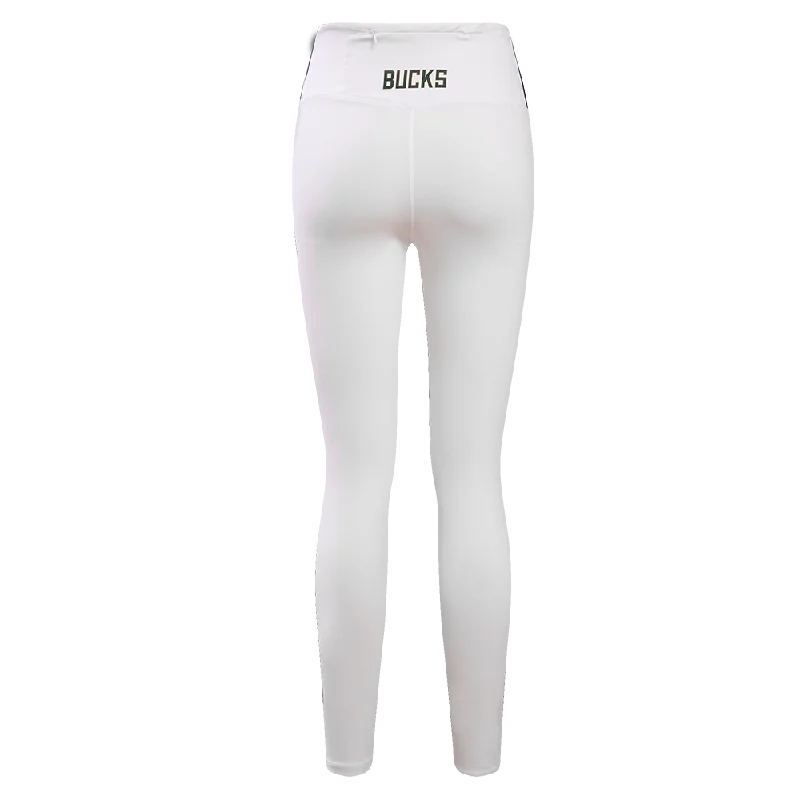 NBA MILWAUKEE BUCKS CLASSIC WOMEN'S JERSEY LEGGING (WHITE)