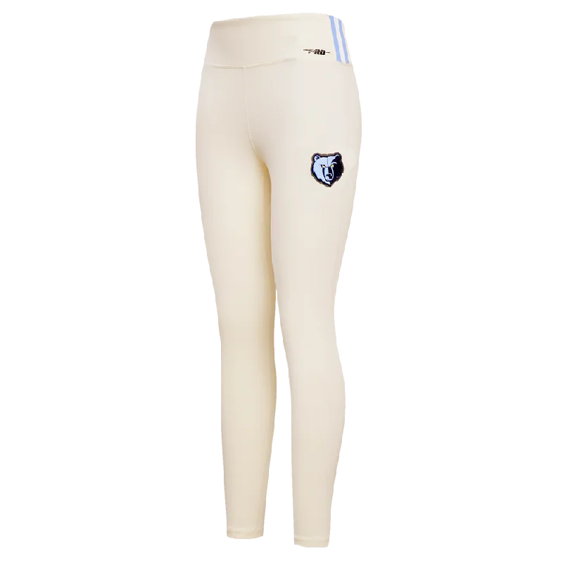 NBA MEMPHIS GRIZZLIES RETRO CLASSIC WOMEN'S JERSEY LEGGING (EGGSHELL)