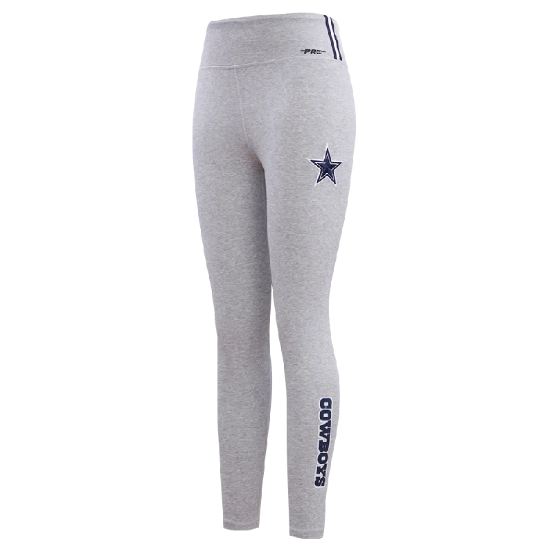 NFL DALLAS COWBOYS CLASSIC WOMEN'S JERSEY LEGGING (HEATHER GREY)