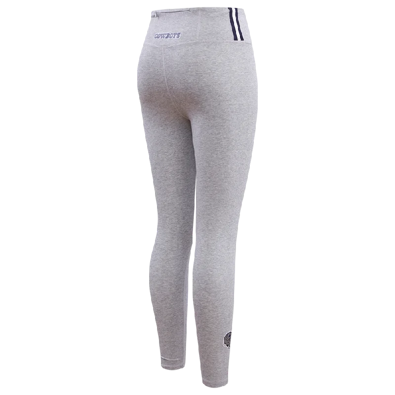 NFL DALLAS COWBOYS CLASSIC WOMEN'S JERSEY LEGGING (HEATHER GREY)