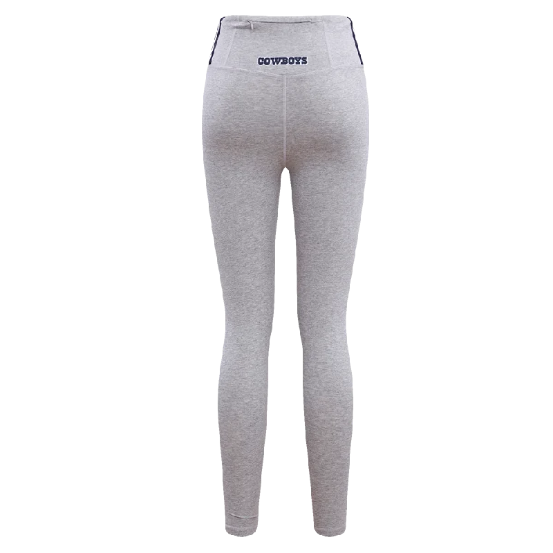 NFL DALLAS COWBOYS CLASSIC WOMEN'S JERSEY LEGGING (HEATHER GREY)