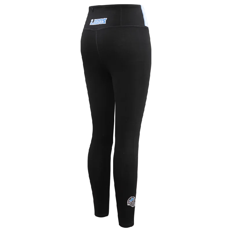 NFL DETROIT LIONS CLASSIC WOMEN'S JERSEY LEGGING (BLACK)