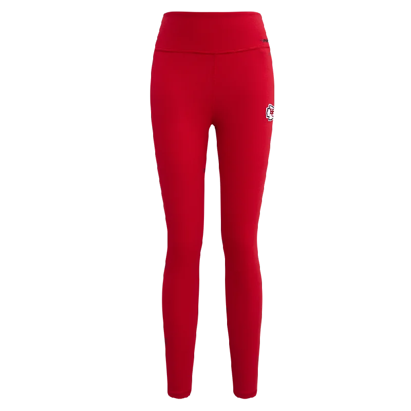 NFL KANSAS CITY CHIEFS RETRO CLASSIC WOMEN'S JERSEY LEGGING (RED)