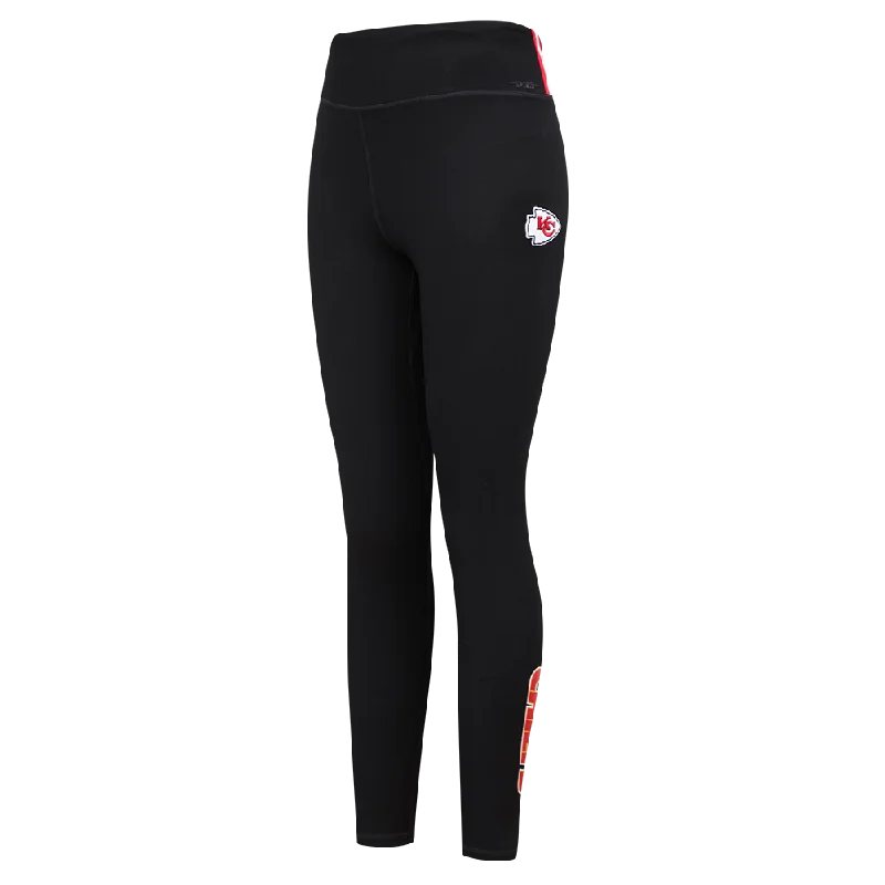 NFL KANSAS CITY CHIEFS CLASSIC WOMEN'S JERSEY LEGGING (BLACK)