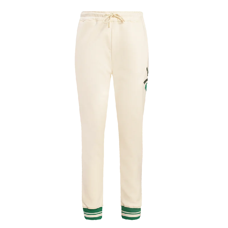 NFL PHILADELPHIA EAGLES RETRO CLASSIC WOMEN'S SWEATPANT (EGGSHELL/KELLY GREEN)