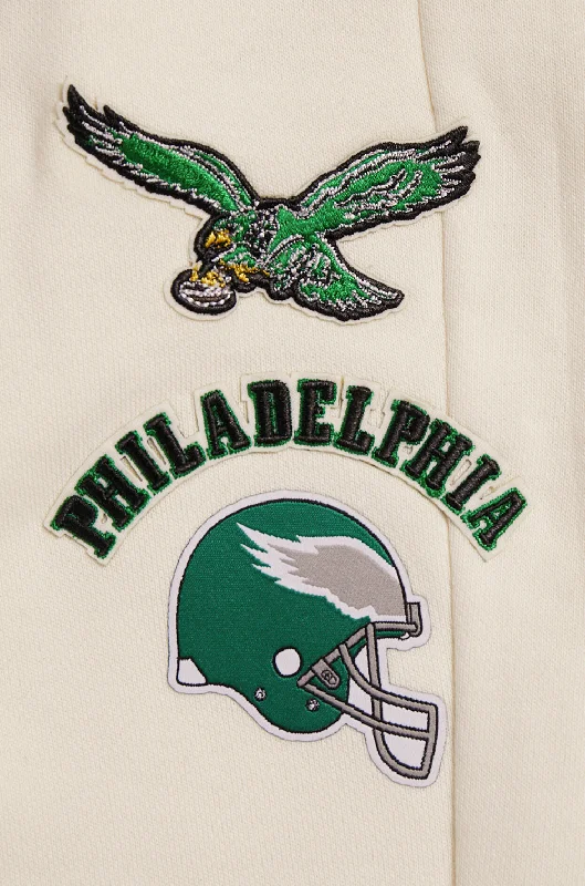 NFL PHILADELPHIA EAGLES RETRO CLASSIC WOMEN'S SWEATPANT (EGGSHELL/KELLY GREEN)